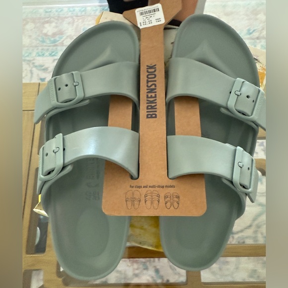 Birkenstock Women's Sandals in Light Green - Picture 1 of 2